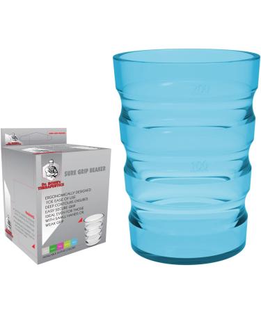 Dr. Bone's 200ml Clear Non-Spill Portable Travel Mug - Blue | Drinking Cup for Children, Elderly & Disabled Adults - Buy Online on GoSupps.com