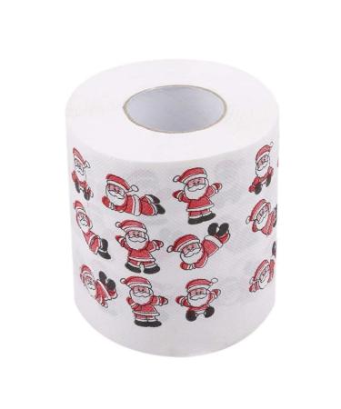 Merry Christmas Toilet Paper Highly Collectible Novelty Paper Towels Funny Gag Gift for Christmas Stocking Stuffers Party Favors 1 - 10pcs