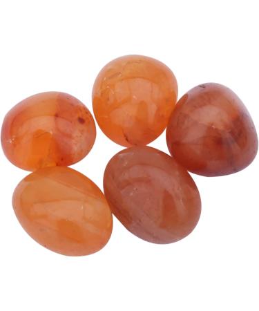 Healing Crystals India Carnelian Tumble Stones - Boost Vitality and Motivation - Buy Online on GoSupps.com