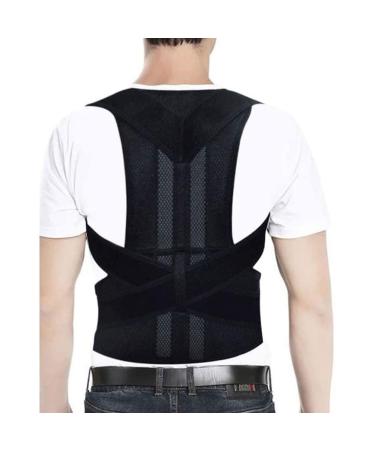 Lumbar Support Posture Corrector Back Brace For Men Women Orthosis Waist Trainer Straightener Correcting Hunchback Round Shoulder Strap Unisex XS-5XL Corrector (Color : A Size : X-Large) X-Large A