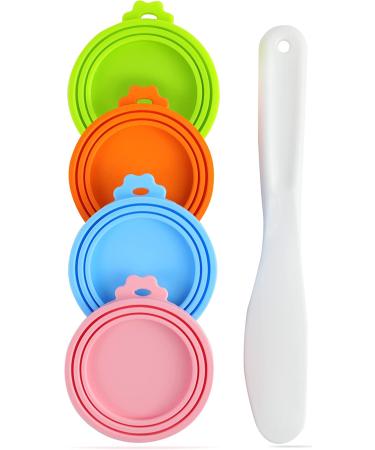 Lydia's Deal 4 Pack Pet Can Covers - Universal Silicone Can Lids | BPA Free & Dishwasher Safe | Fits Most Dog and Cat Food Cans - Buy Online on GoSupps.com