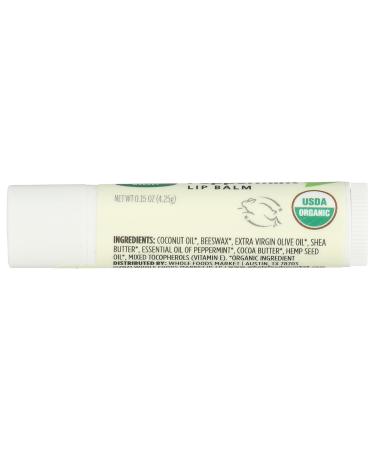 365 by Whole Foods Market Organic Lip Balm Peppermint 0.15 Ounce Peppermint 0.15 Ounce (Pack of 1) - Buy Online on GoSupps.com
