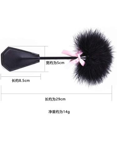 JinYu 2 Pack Feather Tickler and Eye Mask Set - Perfect for Game Play and French Maid Costume Accessory - Buy Online on GoSupps.com