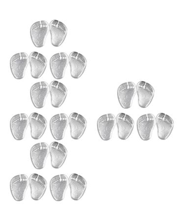 Mobestech 12 Pairs Forefoot Slipper Pad High Heel Liner Insert High Heel Sandals Toe Protectors High Heel Insoles Metatarsal Cushion Silicone Pads Insole Pads Soft Shoe Gel Foot Stickers