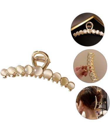 POPETPOP 1pc hairpin pearl headpiece korean hair accessories claw clips for hair metal hair clip hair claw clips women hair accessories Lady Headdress Claw Hair Clips Girl Hair Accessory - Buy Online on GoSupps.com