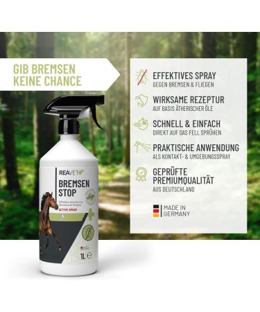 Test Winner: Fly Spray for Horses 1L - Aloe Vera Insect Repellent & Brake Blocker for Unmatched Protection | International Shipping Available - Buy Online on GoSupps.com