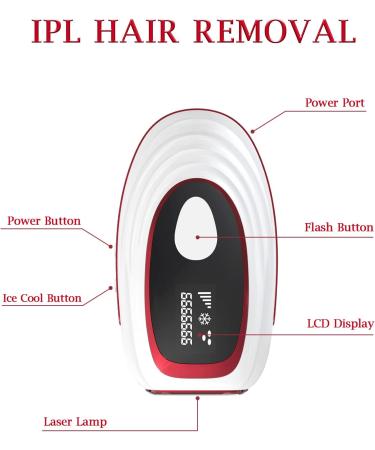 IPL Hair Removal Device with Electric Lady Shaver | Permanent Hair Remover | 999,000 Light Pulses | Painless & Long Lasting | For Women & Men | Facial, Bikini, Body - Buy Online on GoSupps.com