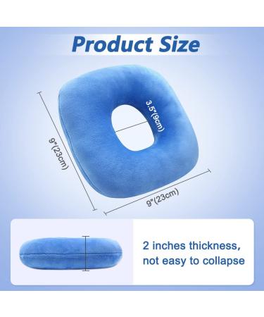 Ear Pillow Piercing Donut - Pain Relief Protectors for Ear Inflammation - Sleep Guard Blue - Buy Online on GoSupps.com