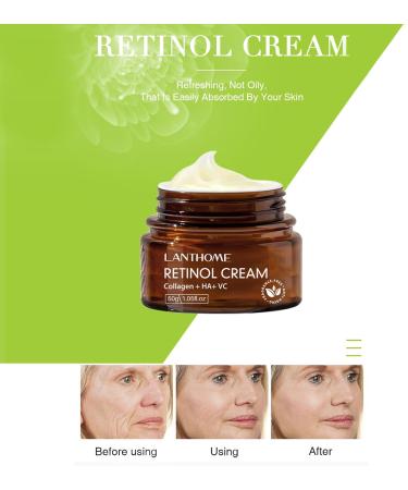  Eazerom 08 Retinol Cream Facial Moisturizer 50g Revitalift Filler Face Serum Retinol Face Cream Anti-Wrinkle Day and Night Cream for Women and Men For All Skin Types For All Skin Types For - Buy Online on GoSupps.com