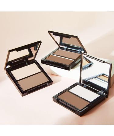 2 Colors Natural Contouring Powder Face And Neck Daily Use Contouring Foundation Sweatproof Brightening Suitable For All People Freckles Makeup Tutorial (A One Size) 1 count (Pack of 1) A - Buy Online on GoSupps.com