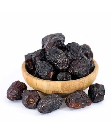 Al Madina Ajwa Dates 2.2lb - Premium Quality from Madinah Munawwara, Saudi Arabia - Ramadan Gift Box - Fiber-Rich Snack Dry Fruit - Buy Online on GoSupps.com