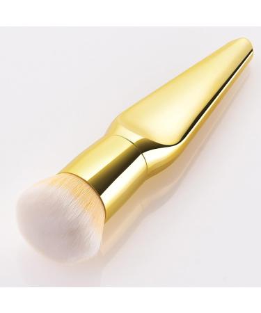 Verdant Touch Cosmetic Brush Gold Makeup Powder and Shading Foundation Brush Home Party Performance Cosmetic Tool - Buy Online on GoSupps.com