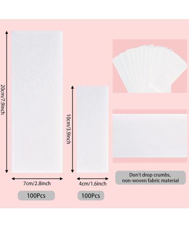 300 Pieces Waxing Strips - Glitter Fleece Strips for Warm Wax & Sugar Paste | Facial & Body Hair Removal | International Shipping - Buy Online on GoSupps.com