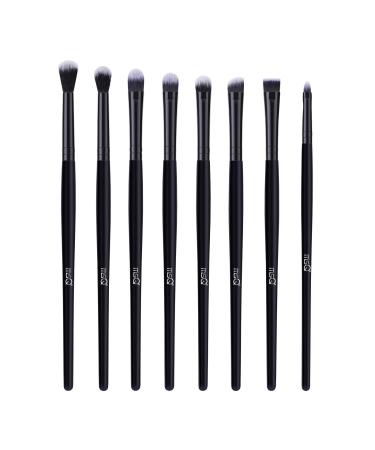 MSQ 8 Eyes Make up Make Up Pinese Eye brush brush set eyes shadow brush set Premium eye make -up brush set to the eye makeup black - Buy Online on GoSupps.com
