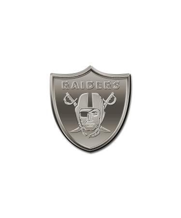 Rico Industries NFL Football Standard Oval Antique Nickel Auto Emblem for Car/Truck/SUV Las Vegas Raiders
