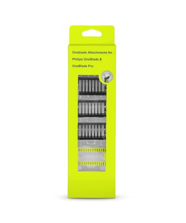 YINKE Guide Comb Body Skin Kit for Philips OneBlade & One Blade Pro - 6pc Black Set - Buy Online on GoSupps.com