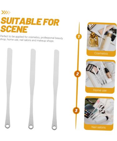 Housoutil Korean Makeup Kit 3 in 1 Foundation Mixing Spatula Hole for Mixing Pigments and Creams 157x09cm as shown - Buy Online on GoSupps.com