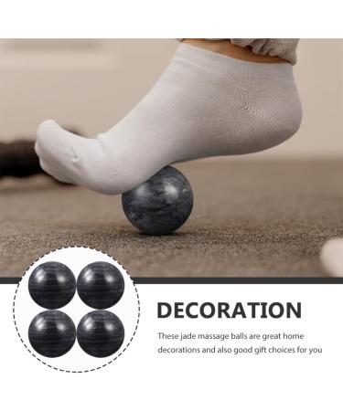 Beaupretty Marble Stone Baoding Balls - 4pcs Hand Massage & Jade Rolling Balls for Relaxation & Therapy - Buy Online on GoSupps.com