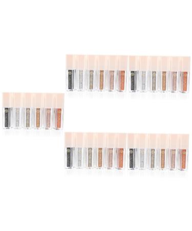 Healvian 30 Pcs Eye Shadow Set Cosmetics Tools Bling Eyeshadow Metallic Eye Shadow Tear Stick Highlighter