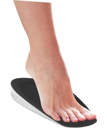 FOMIYES Height Increasing Insoles - Shock-Absorbing Heel Lift Pads for Extra Height | 3 Pairs Black 12x6.5CM - Buy Online on GoSupps.com
