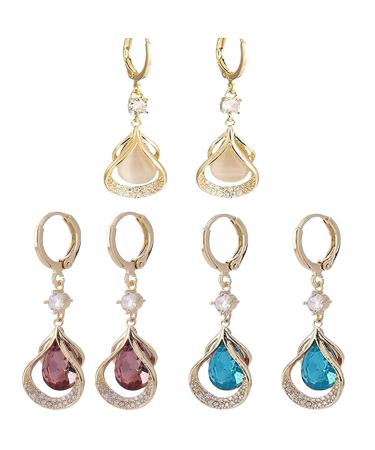 JPSSJGYH Lymphflow Magnetogen Earrings Lymph Flow Magnetogen Earrings Lymphvity Germanium Earring (3pairs)