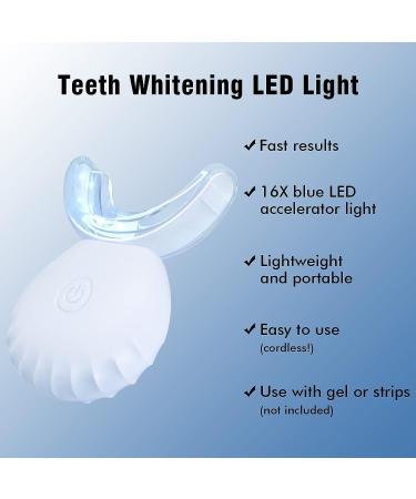Teeth Whitening Light 32 LED Red & Blue Intelligent System for Effective Stain Removal | USB Powered LED Accelerator - Buy Online on GoSupps.com