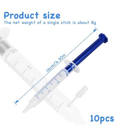 Xumann 10PCS Teeth Whitening Gel 3ml Teeth Whitening Gel Syringes Bleaching Gel Teeth Whitener Gels Refills Kit - Buy Online on GoSupps.com