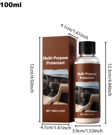 Leather Care Balm 3.9-inch Leather Cleaning Cream | Polishing Wax Color Restoration - 100 ml Nourishing Protective Shine for Bags Furniture Car Seats Jackets Care - Buy Online on GoSupps.com