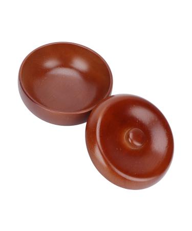 Shaving Soap Bowl Dustproof Waterproof Wooden Shaving Bowl with Lid for Shaving Cream