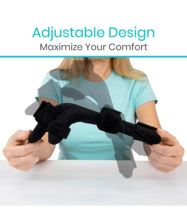 Vive Resting Hand Splint - Stroke Recovery Brace for Finger Straightening - Right & Left Wrist Immobilizer for Arthritis Tendonitis Carpal Tunnel Relief - Buy Online on GoSupps.com