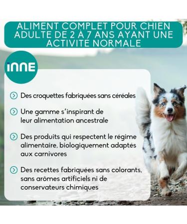 NUTRIVET - INNE Dog - Grain-free kibble - Adult dog - Poultry - 80% ingredients of animal origin - 12 kg - Buy Online on GoSupps.com