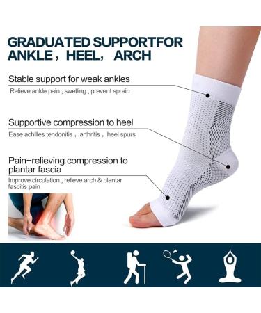 Buy Gehanico Compression Stockings - 15-25mmHg Sport Socks for Circulation Pain Relief & Swelling - 2 Pairs - High Comfort & Thrombosis Support - Buy Online on GoSupps.com