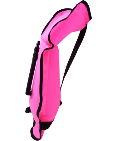 Scuba Choice Adult Neon Pink Snorkel Vest - Large Size with Name Box (SCSV-08PK) - Buy Online on GoSupps.com