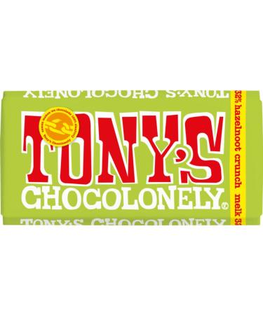 Tony's Chocolonely Chocolate Tony's Chocolonely Milk Hazelnut Crunch 180g
