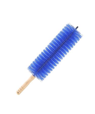 Fan Brush Soft and Dust Brush Furnitures Shutter Dust Removal Fans Dusting Tool Home Cleaning Tool Cleaner Blue Small