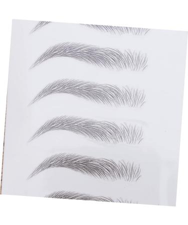 PACKOVE Autocollants de Transfert Sourcils 2 Pi ces Noir Faux Sourcils Temporaires pour Femmes Clairsem es Effet Poils Usage Maquillage Quotidien - Buy Online on GoSupps.com