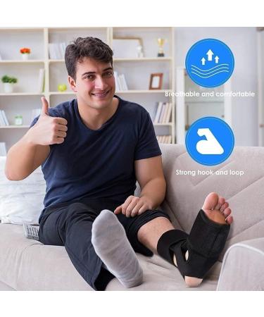 Buy Ankle Foot Orthosis (AFO) Brace for Foot Drop - Hemiplegia Support & Walking Stabilizer - L/XL Black - Buy Online on GoSupps.com