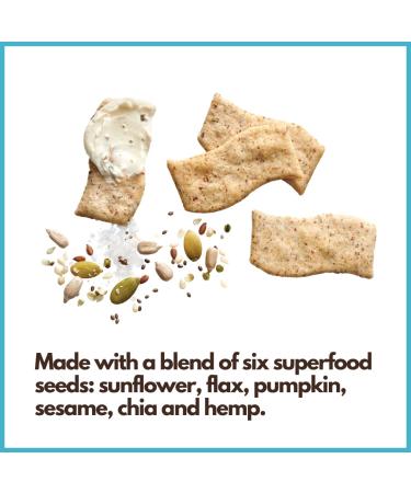Humble Seed Grain Free Crackers Variety Pack - 3 Boxes, 4.25 oz each | Gluten-Free, Nut-Free, Non-GMO, Vegan | Low Carb, 6-Seed Blend - Buy Online on GoSupps.com