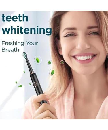 Stabilizek Sonic Electric Toothbrush for Adults - Rechargeable Travel Case Black - Improve Oral Care - Buy Online on GoSupps.com