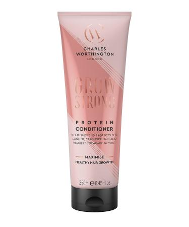 Charles Worthington Grow Strong Protein Conditioner Hair Growth Conditioner for Fine Hair Hair Repair Products for Women and Men Salon Hair Repair 250 ml Conditioner - Old