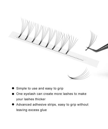 5D Volume Eyelash Compartments - Premade Lash Fans for Extensions | 3-8D Silk Flasher 0.07/0.10 Thickness C/D Curl 10-18mm | International Shipping - Buy Online on GoSupps.com