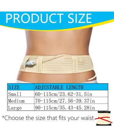 Buy Breathable Peritoneal Dialysis Belt | J Tube & Catheter Holder | Adjustable Feeding Tube Supplies for Adults (Large 35-49 - Buy Online on GoSupps.com