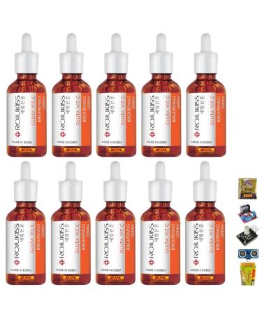 30ml Made in Korea ROJUKISS Gluta Vit C B Serum Glutathione Nourish Smooth Moisture Beauty Face Set 10 No0617899569 By Beautygoodshop Get Free For You Beauty Gifts
