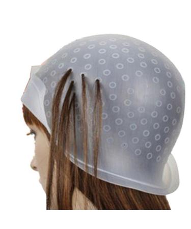 Frosting Cap 2-Pack with Hair Coloring Hook - Professional Silicone Hairdressing Tool - Buy Online on GoSupps.com