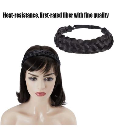 TOECWEGR Braided Hair Band 5 Strands Hair Scrunchie Classic Chunky Elastic Synthetic Headband Women's Beauty Accessories B07 - Buy Online on GoSupps.com