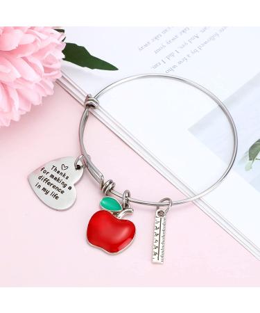 Teacher Appreciation Gift Set: 8 pcs Makeup Pouches & Bangle Bracelets - Graduation & End of Year Thank You Gifts for Women - Buy Online on GoSupps.com