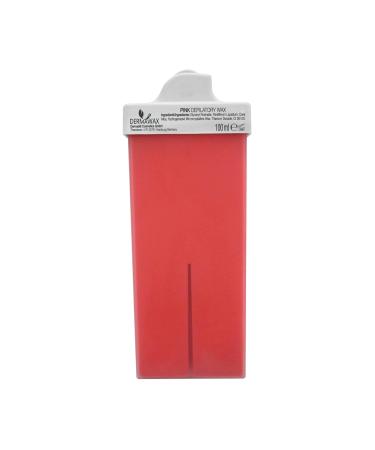 Dermawax 6x 100ml Pink Roll-On Warm Wax Cartridges for Hair Removal Perfect for Upper Lip & Eyebrow Waxing | International Shipping Available - Buy Online on GoSupps.com