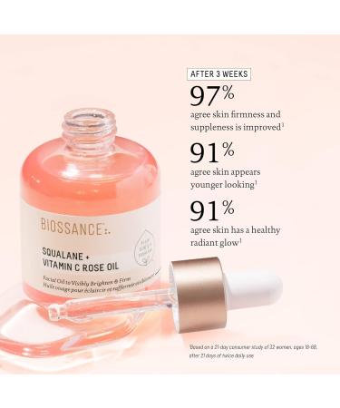 Vitamin C Squalane Oil Face Serum - Hydrating & Anti-Aging Formula for Smoother Skin | 1 Fl. OZ - Buy Online on GoSupps.com