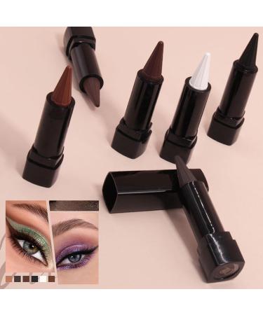 Waterproof Eyeliner Pencil 6Color Waterproof Eyeshadow Natural Sweatproof Eye Pencil for Women Younger Older Women Halloween Dating Stage Performance Holidays Party - Buy Online on GoSupps.com