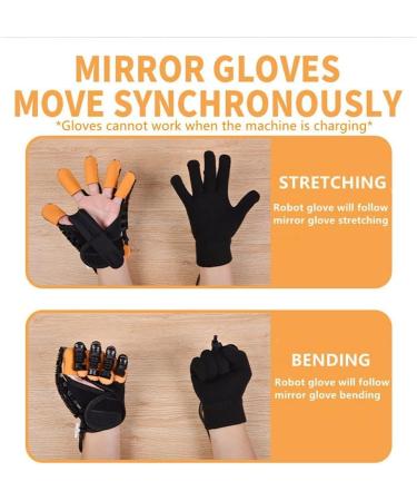 Finger Rehabilitation Robot Gloves Robotic Gloves For Cerebral Haemorrhage Hand Injury and Numbing Patients Hand Recovery Equipment For Therapy Electric Hand Exercisers. Left Hand-M - Buy Online on GoSupps.com